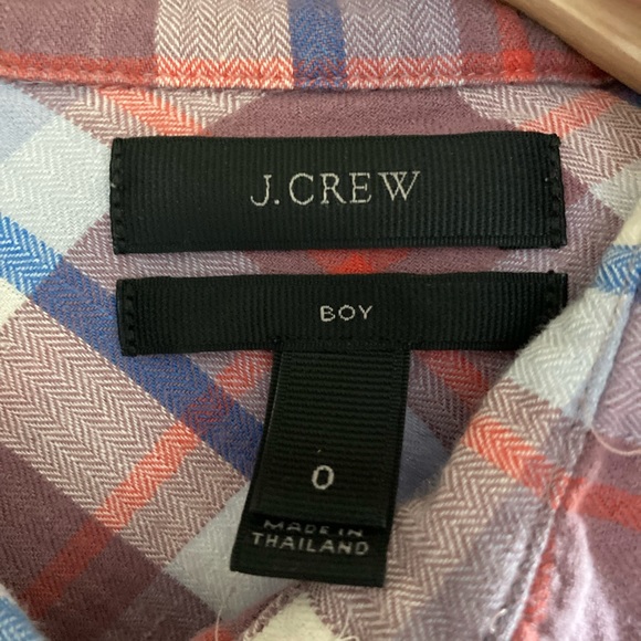 J.Crew Boy LS Shirt in Dawson Plaid. Size 0. Style C9325. - Picture 2 of 10